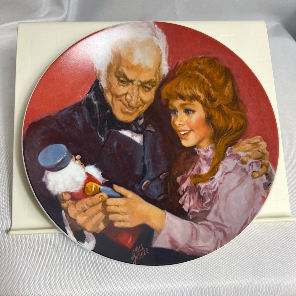 Gift From Grandfather Plate The Nutcracker Ballet Shell Fisher #2 Viletta China